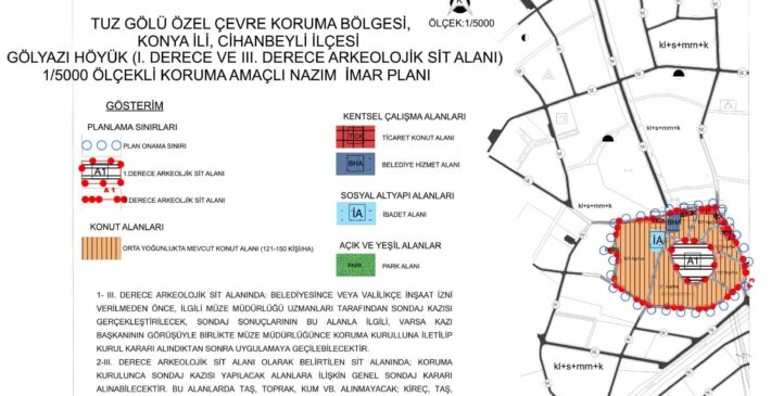 CİHANBEYLİ TUZ GÖLÜ ÖZEL ÇEVRE KORUMA BÖLGESİ 1-5000 KORUMA AMAÇLI NAZIM İMAR PLANI