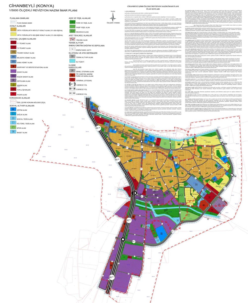 CİHANBEYLİ TUZ GÖLÜ ÖZEL ÇEVRE KORUMA BÖLGESİ 1-5000 NAZIM İMAR PLANI